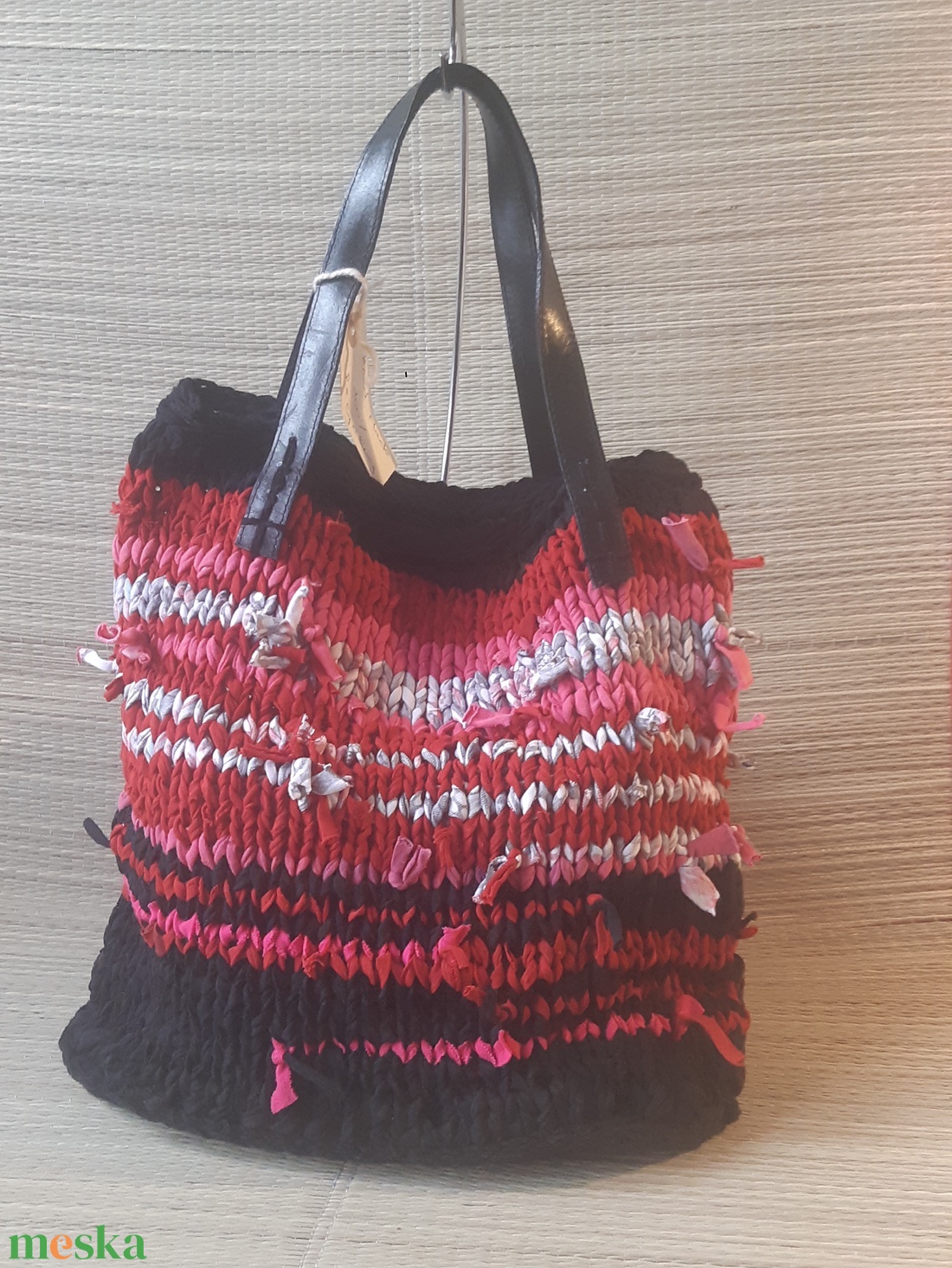 Bohó design - kötött horgolt  egyedi táska - táska & tok - kézitáska & válltáska - kézitáska - Meska.hu