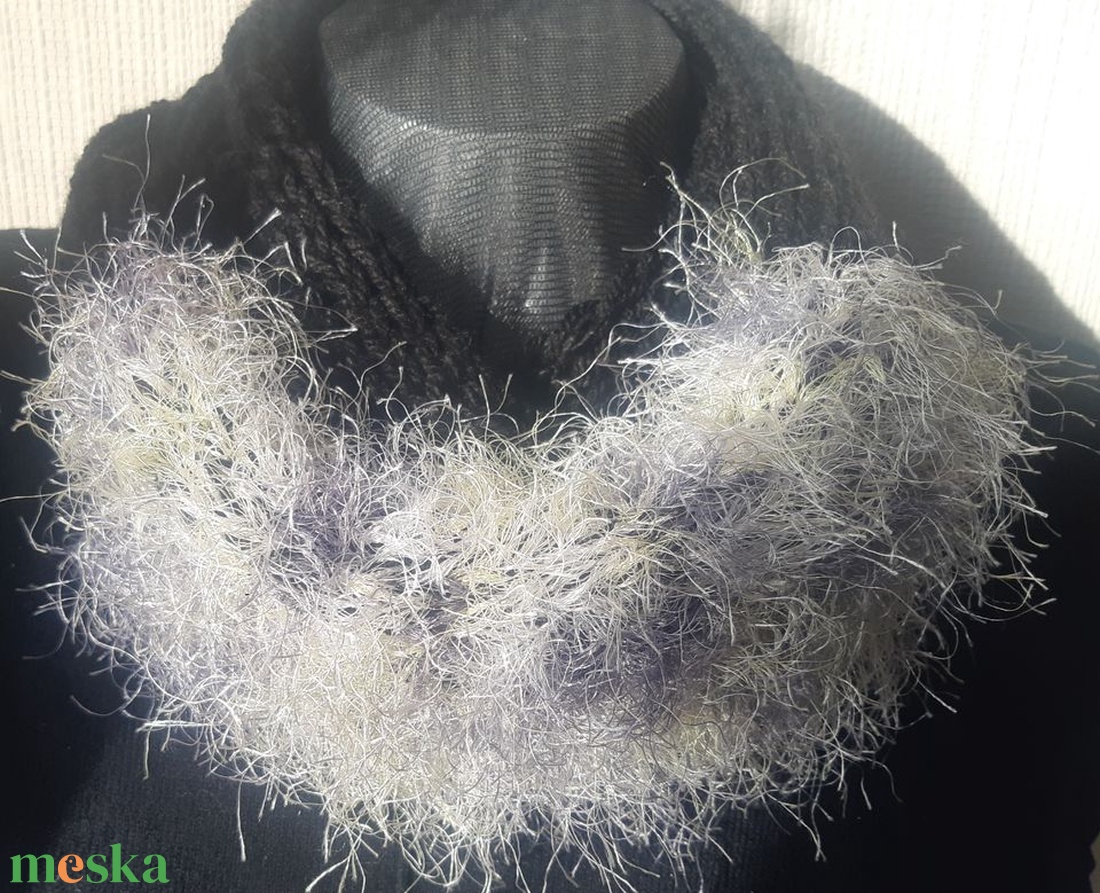 Elegáns, puha körsál  - ruha & divat - sál, sapka, kendő - sál - Meska.hu