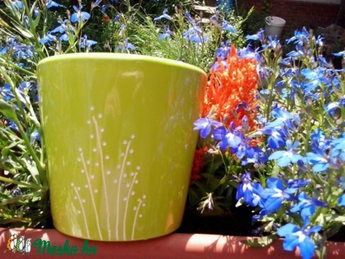 Gravírozott kaspó - kalászok -  - Meska.hu