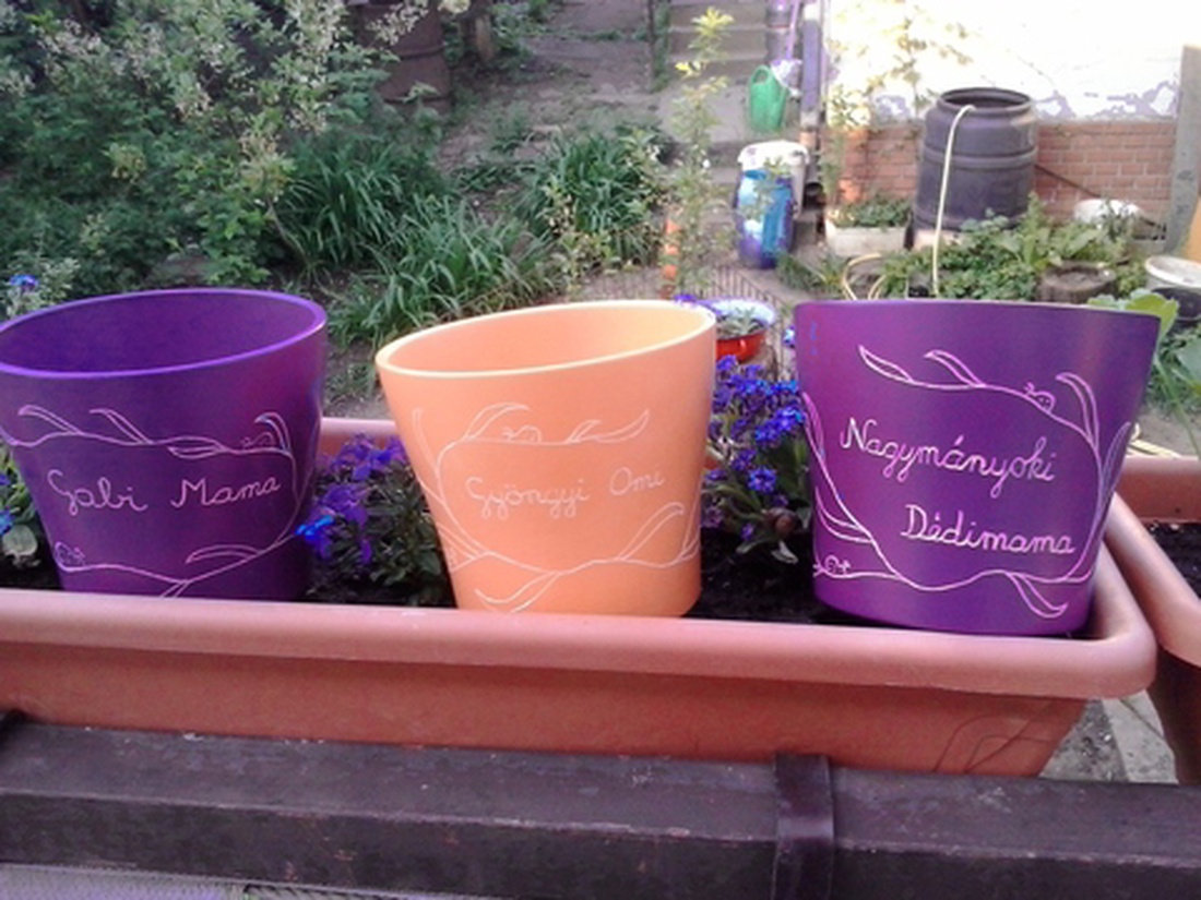 Katicás kaspók anyák napjára -  - Meska.hu