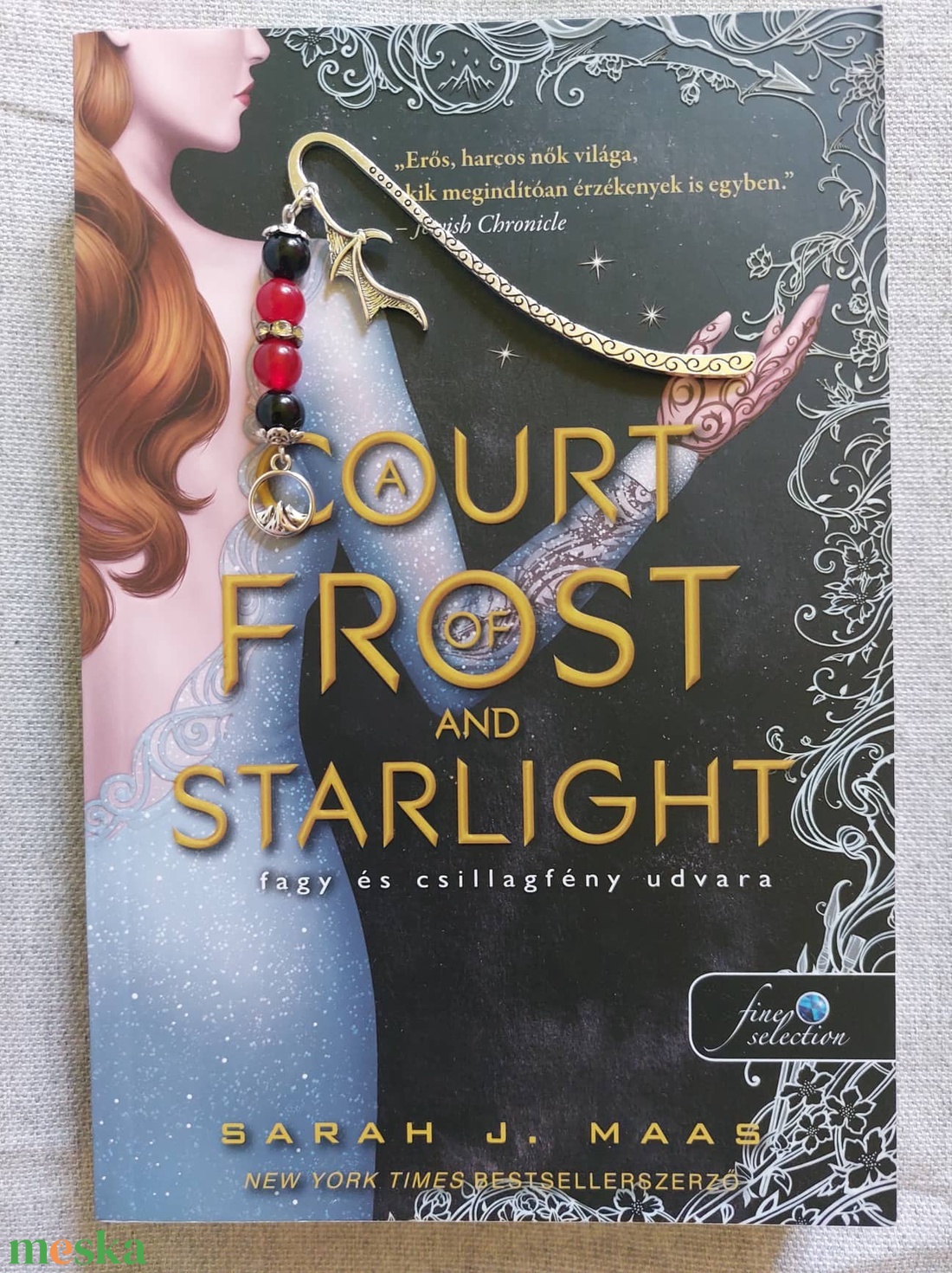 ACOTAR Cassian könyvjelző - könyv & zene - könyvjelző - Meska.hu