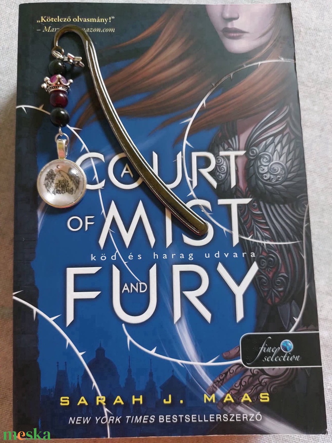 ACOTAR Hello Feyre Könyvjelző - könyv & zene - könyvjelző - Meska.hu