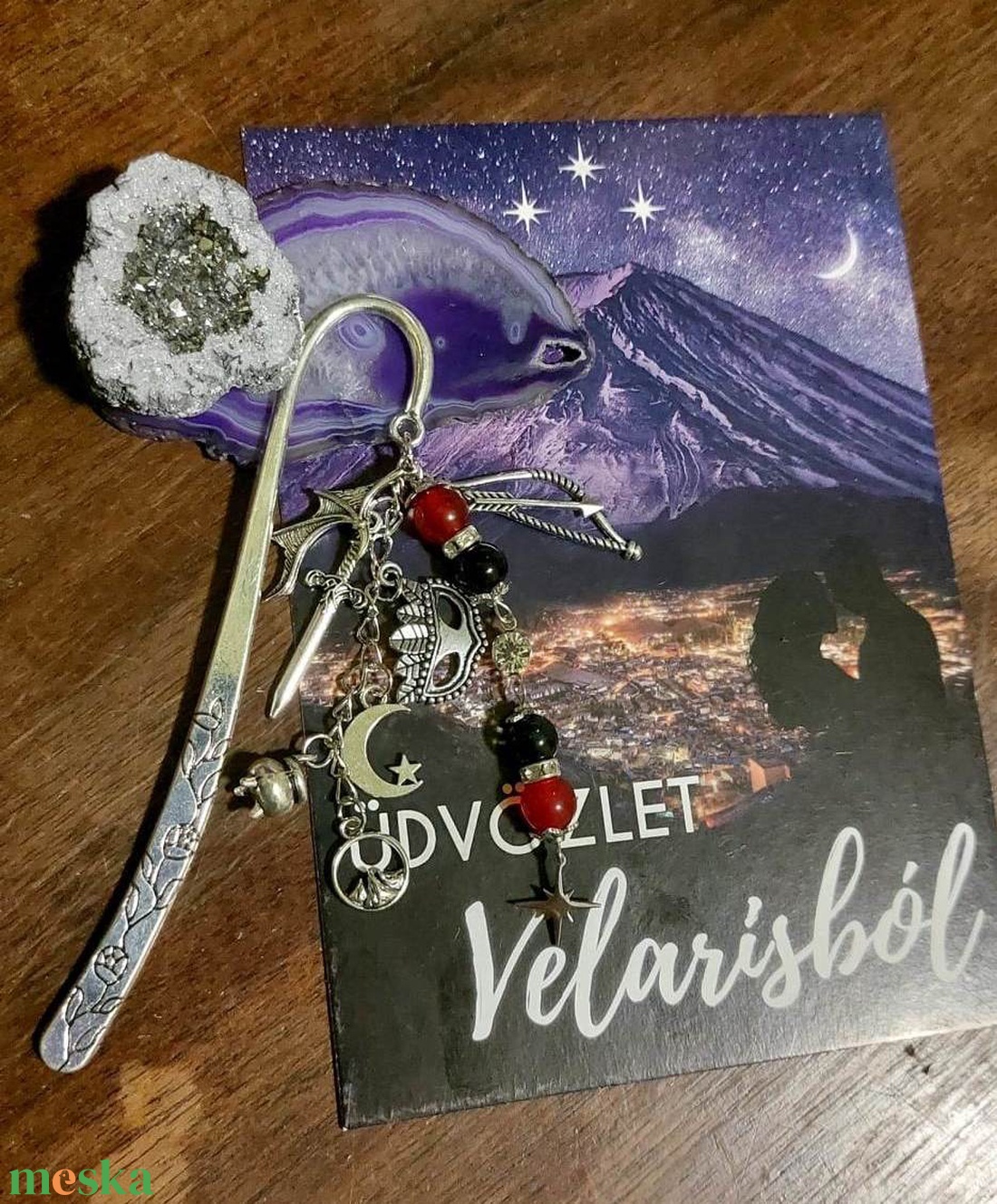 Sarah J. Maas Tüskék és rózsák udvara Könyvjelző (ACOTAR) - könyv & zene - könyvjelző - Meska.hu