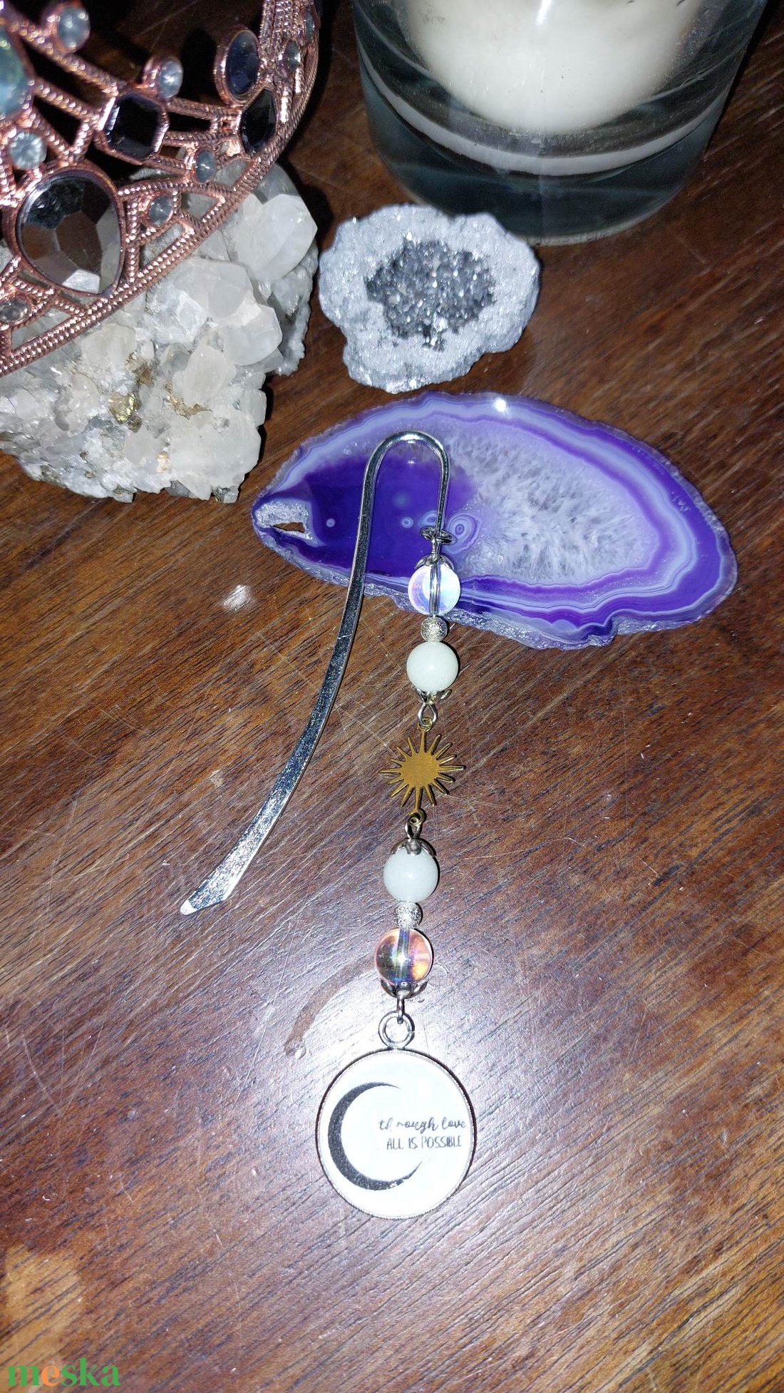 Crescent City Könyvjelző - könyv & zene - könyvjelző - Meska.hu