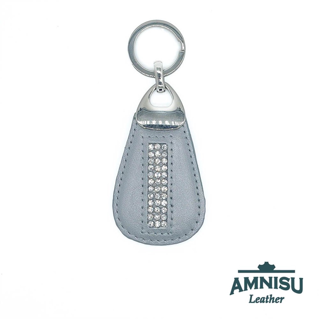Ezüst csepp alakú kristály köves kulcstartó H1005 -  - Meska.hu