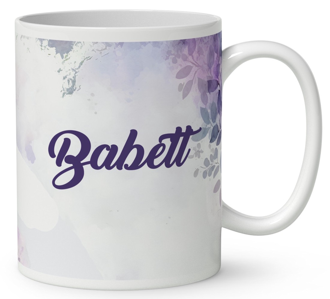 Névvel kérhető - Levendulás manó ajándékkal mintás bögre - otthon & életmód - konyhafelszerelés, tálalás - tálalás - bögre & csésze - Meska.hu