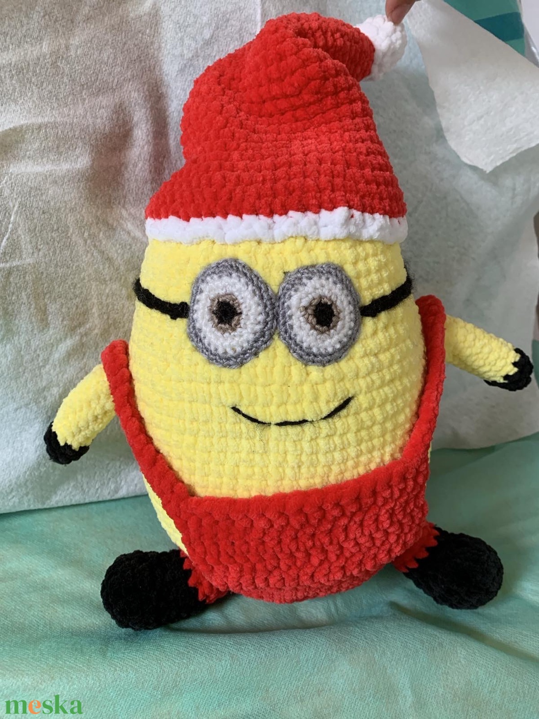 Plüss minion Mikulás - játék & sport - plüssállat & játékfigura - plüss mesefigurák - Meska.hu Plüss minion Mikulás - játék & sport - plüssállat & játékfigura - plüss mesefigurák - Meska.hu