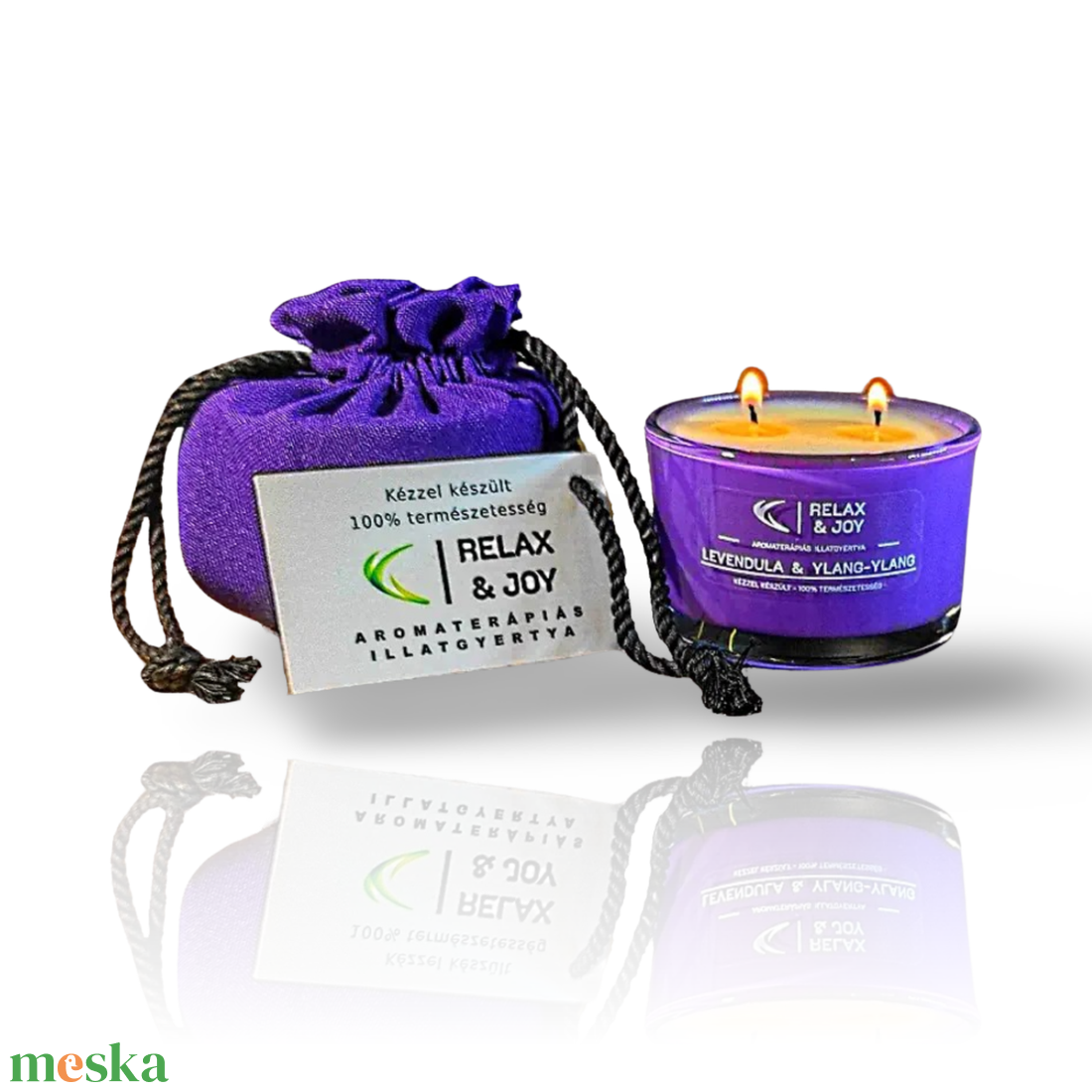 LEVENDULA YLANG-YLANG AROMATERÁPIÁS ILLATGYERTYA - otthon & életmód - gyertya, illat, aroma - gyertya - Meska.hu LEVENDULA YLANG-YLANG AROMATERÁPIÁS ILLATGYERTYA - otthon & életmód - gyertya, illat, aroma - gyertya - Meska.hu