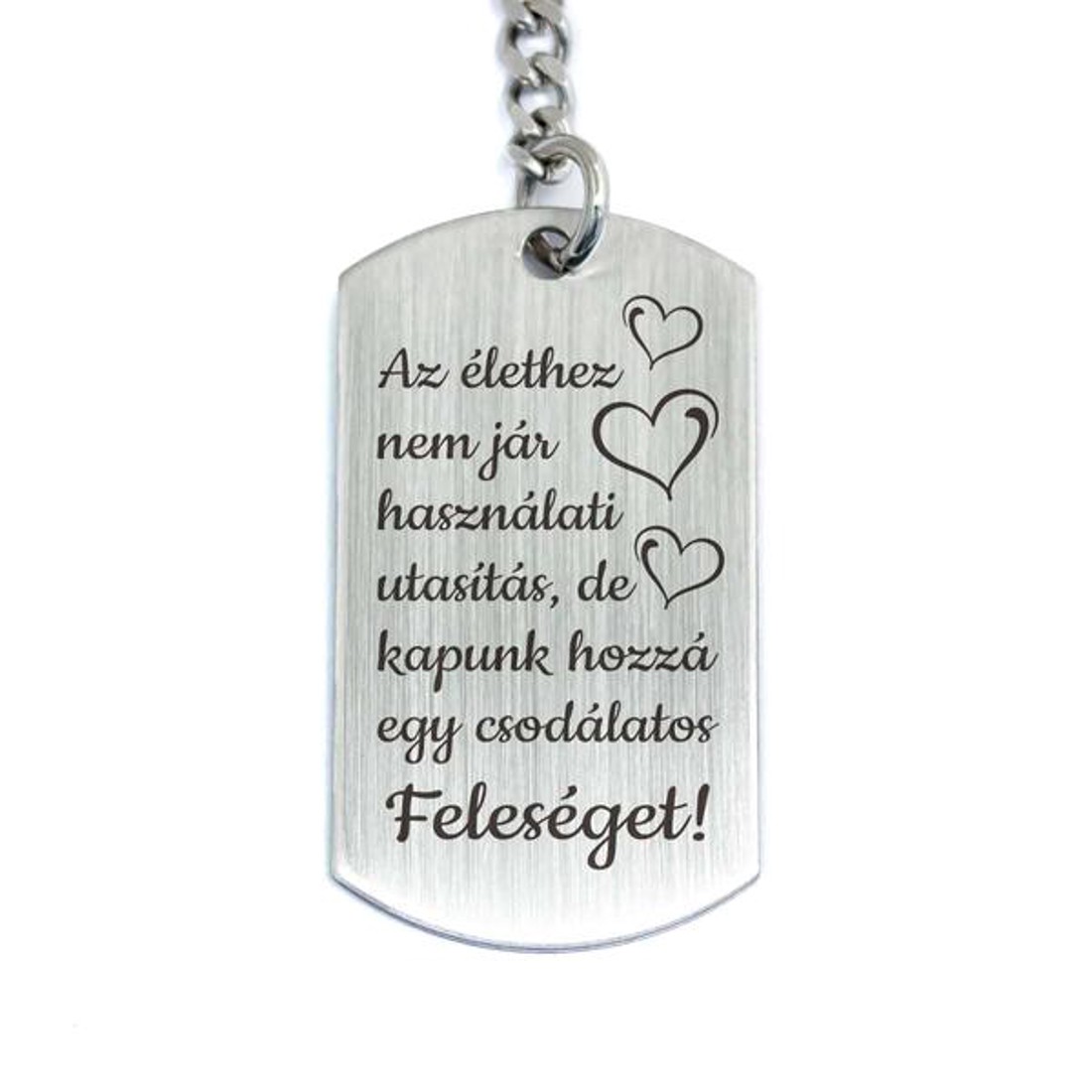 Csodálatos Feleséget acél medálos kulcstartó - táska & tok - kulcstartó & táskadísz - kulcstartó - Meska.hu