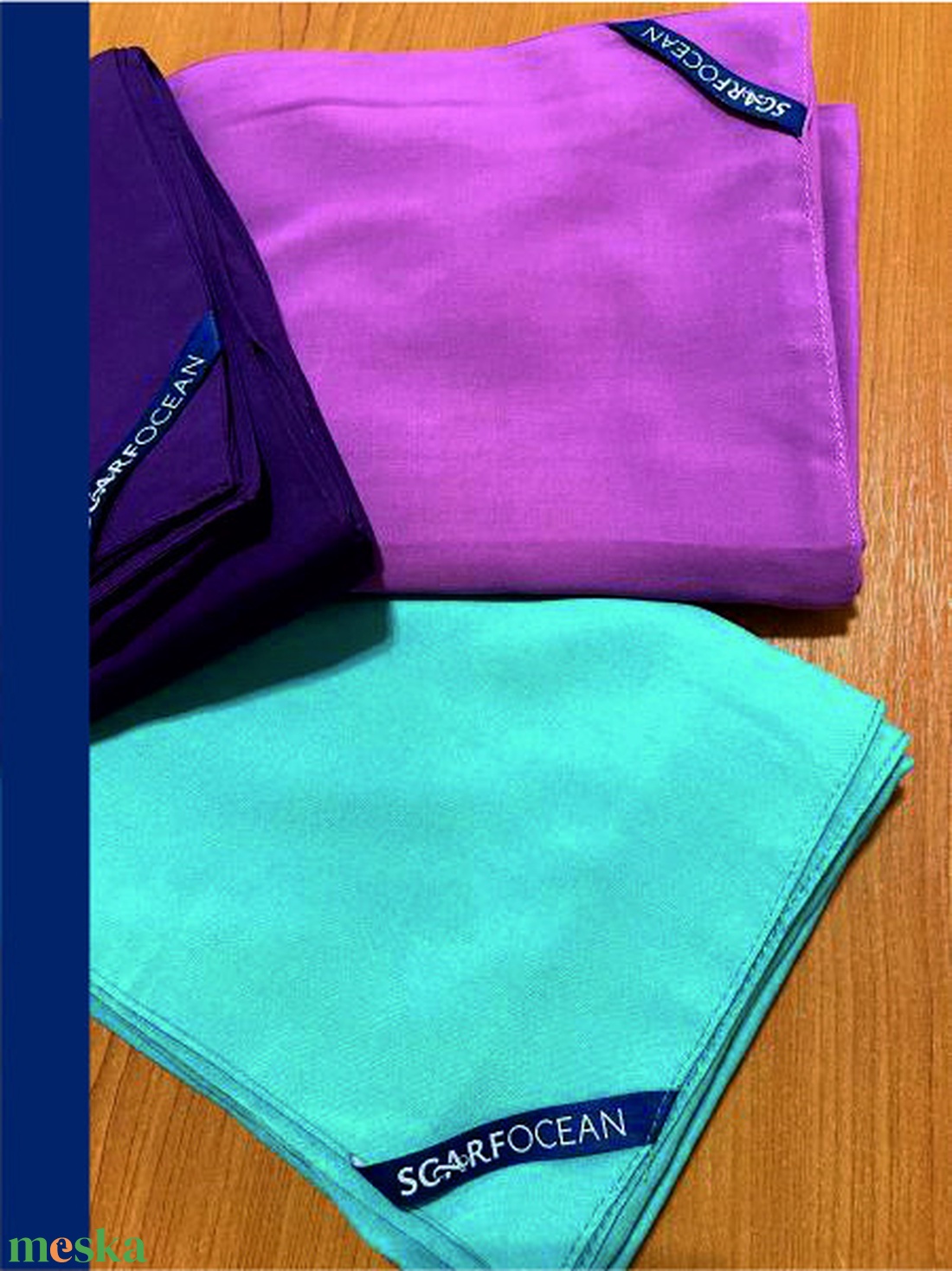 TÜRKIZ BASIC ILLATSÁL - SMARAGD VILÁG - ruha & divat - sál, sapka, kendő - sál - Meska.hu