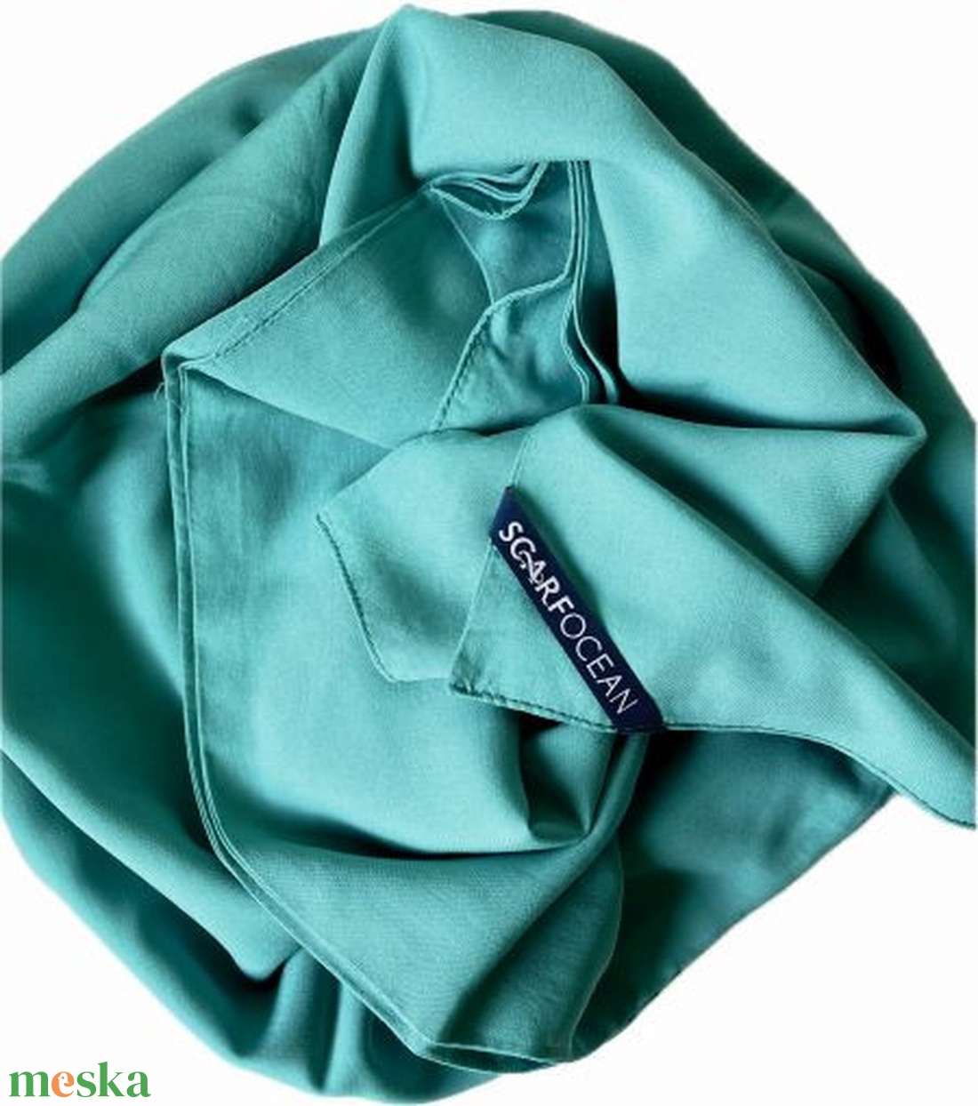 TÜRKIZ BASIC ILLATSÁL - SMARAGD VILÁG - ruha & divat - sál, sapka, kendő - sál - Meska.hu