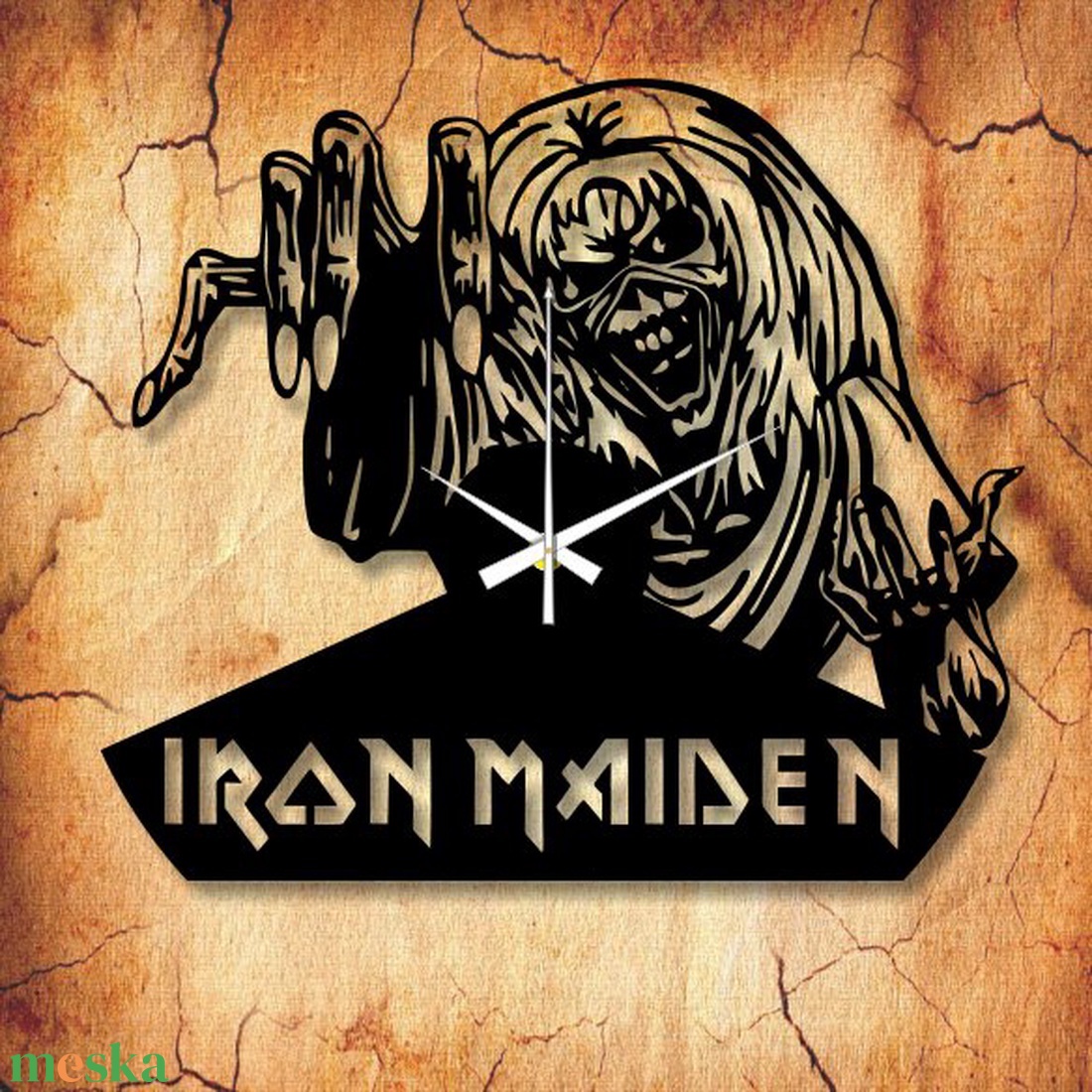 IRON MAIDEN bakelit óra - otthon & életmód - dekoráció - fali és függő dekoráció - falióra & óra - Meska.hu IRON MAIDEN bakelit óra - otthon & életmód - dekoráció - fali és függő dekoráció - falióra & óra - Meska.hu
