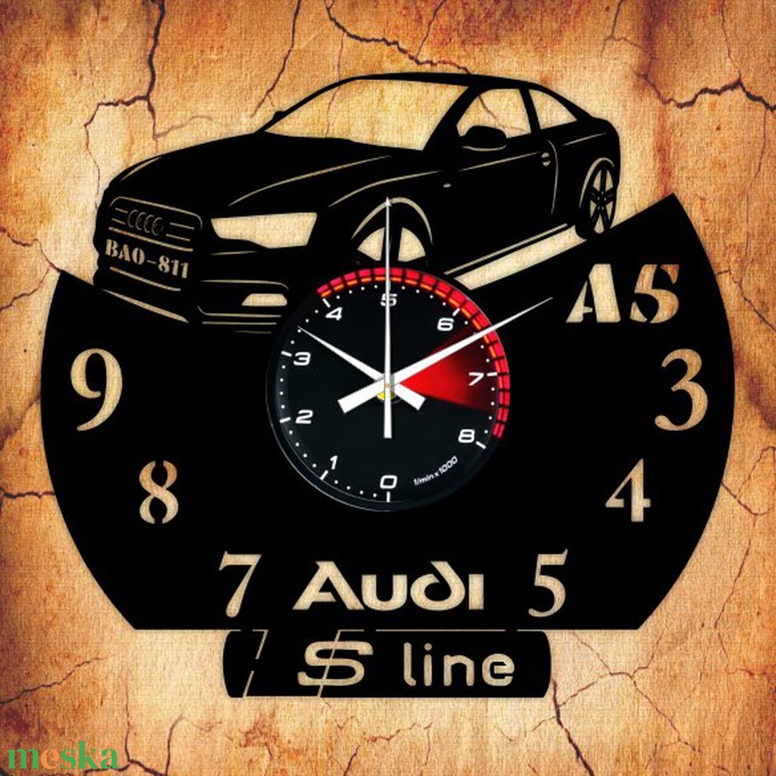 AUDI-s bakelit órák, saját rendszámmal, vagy felirattal - otthon & életmód - dekoráció - fali és függő dekoráció - falióra & óra - Meska.hu AUDI-s bakelit órák, saját rendszámmal, vagy felirattal - otthon & életmód - dekoráció - fali és függő dekoráció - falióra & óra - Meska.hu