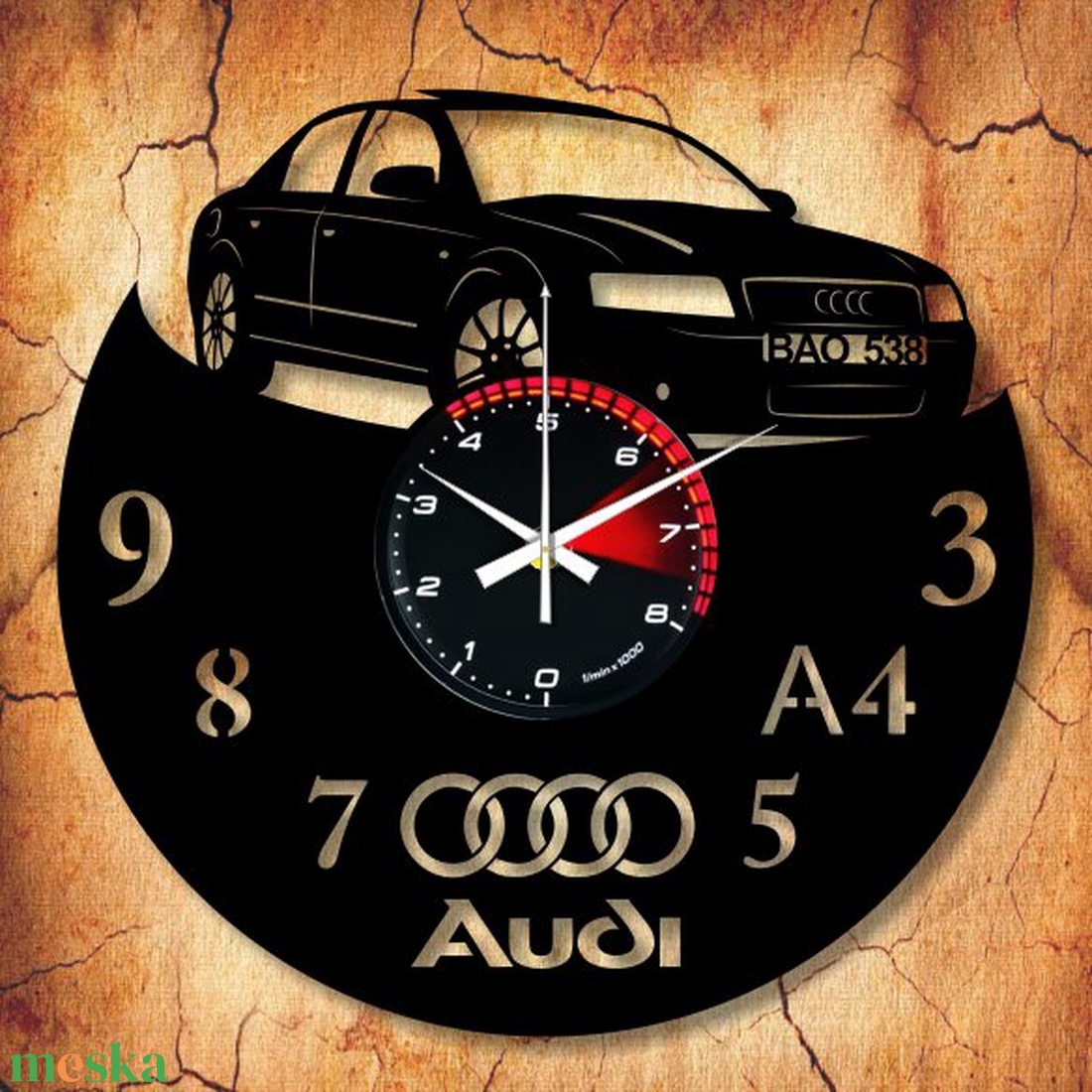 AUDI-s bakelit órák, saját rendszámmal, vagy felirattal - otthon & életmód - dekoráció - fali és függő dekoráció - falióra & óra - Meska.hu AUDI-s bakelit órák, saját rendszámmal, vagy felirattal - otthon & életmód - dekoráció - fali és függő dekoráció - falióra & óra - Meska.hu