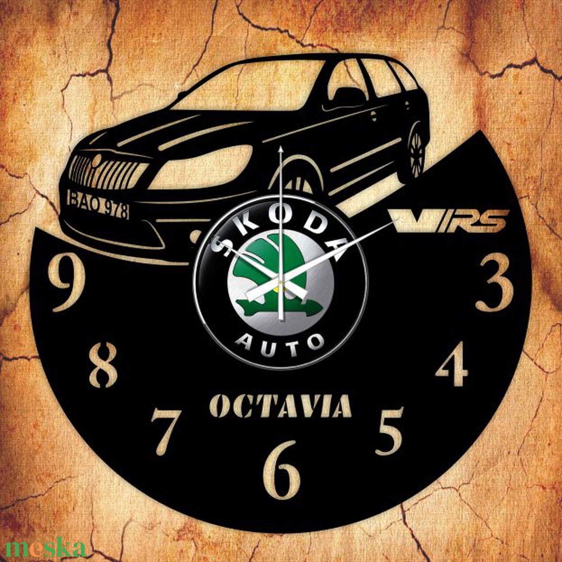 SKODA OCTAVIA bakelit óra, saját rendszámmal - otthon & életmód - dekoráció - fali és függő dekoráció - falióra & óra - Meska.hu SKODA OCTAVIA bakelit óra, saját rendszámmal - otthon & életmód - dekoráció - fali és függő dekoráció - falióra & óra - Meska.hu