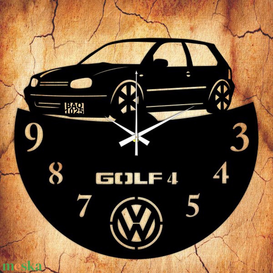 GOLF-4 bakelit óra, egyedi felirattal - otthon & életmód - dekoráció - fali és függő dekoráció - falióra & óra - Meska.hu GOLF-4 bakelit óra, egyedi felirattal - otthon & életmód - dekoráció - fali és függő dekoráció - falióra & óra - Meska.hu