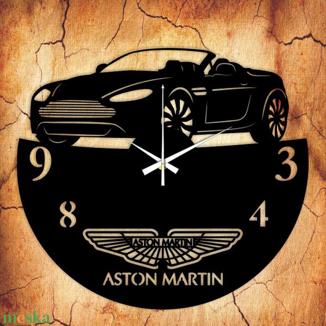 ASTON MARTIN bakelit óra, egyedi felirattal - otthon & életmód - dekoráció - fali és függő dekoráció - falióra & óra - Meska.hu ASTON MARTIN bakelit óra, egyedi felirattal - otthon & életmód - dekoráció - fali és függő dekoráció - falióra & óra - Meska.hu