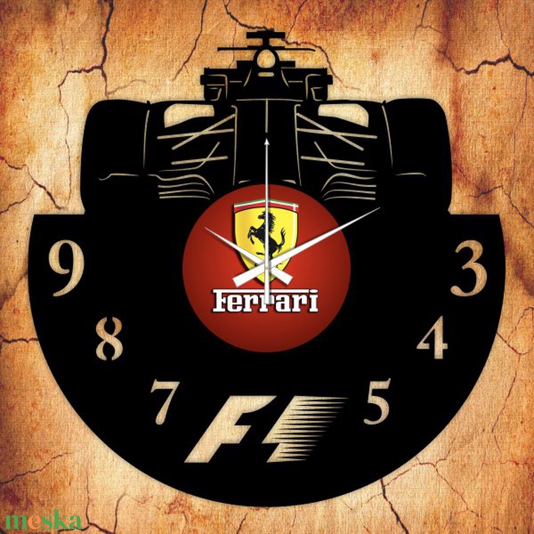 F1 FERRARI bakelit óra - otthon & életmód - dekoráció - fali és függő dekoráció - falióra & óra - Meska.hu F1 FERRARI bakelit óra - otthon & életmód - dekoráció - fali és függő dekoráció - falióra & óra - Meska.hu