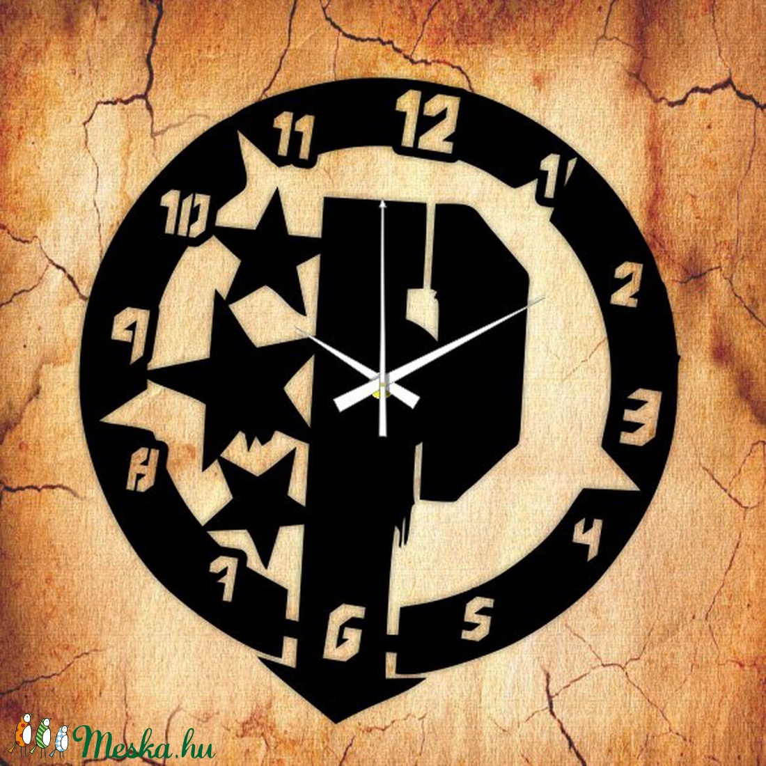 TANKCSAPDA bakelit óra, egyedi felirattal -  - Meska.hu