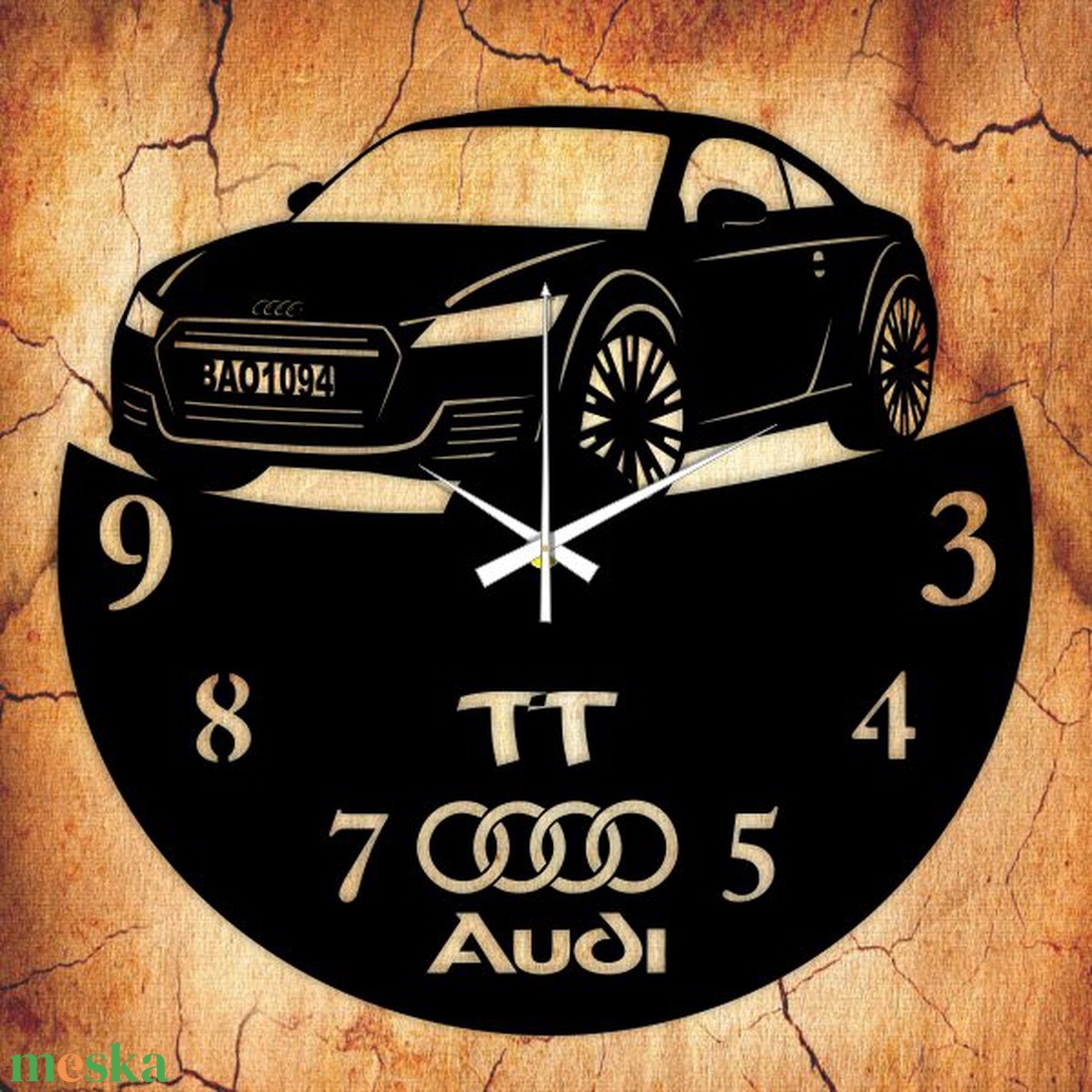 AUDI TT falióra - otthon & lakás - dekoráció - fali és függő dekoráció - falióra & óra - Meska.hu