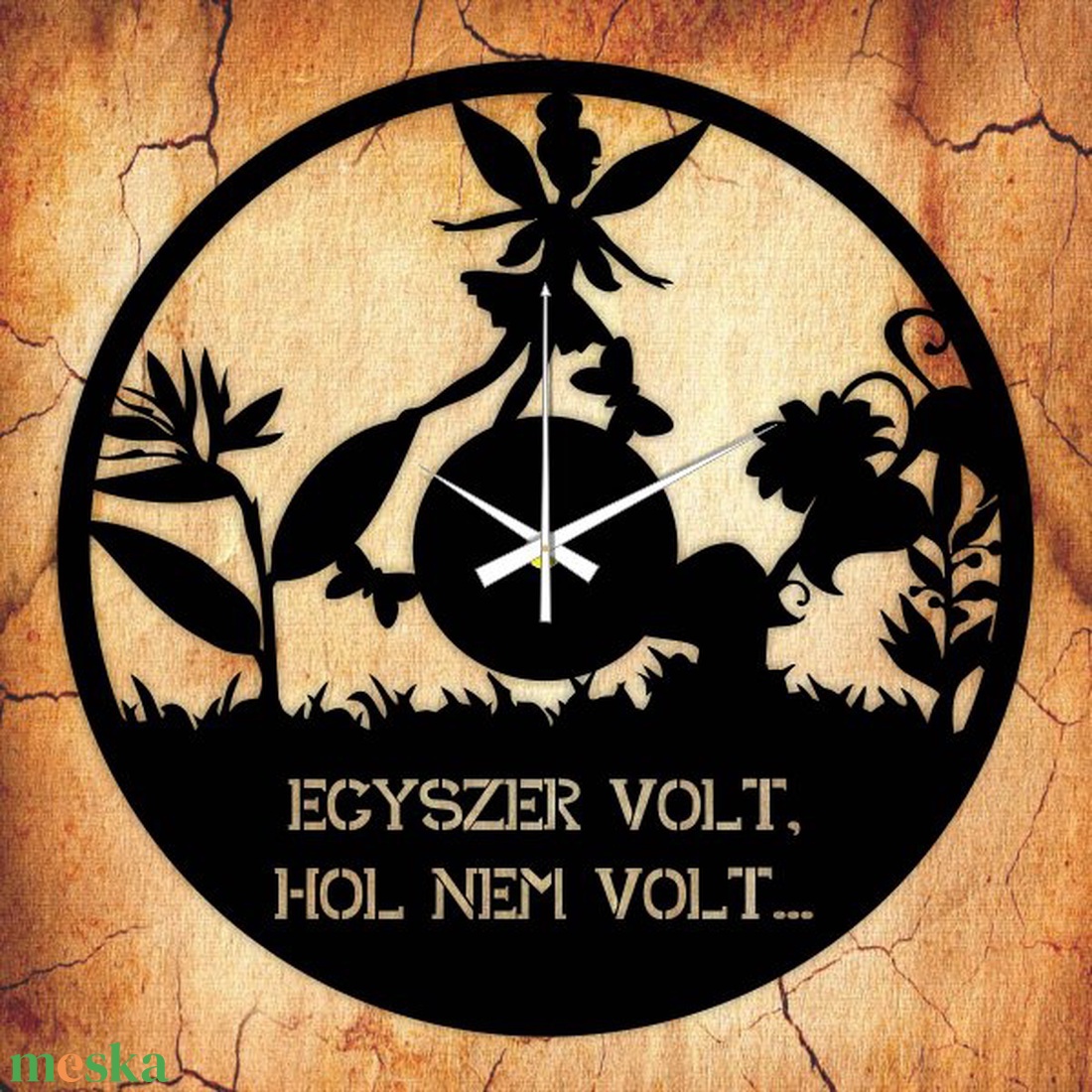 TÜNDÉRKERT bakelit óra - otthon & életmód - dekoráció - fali és függő dekoráció - falióra & óra - Meska.hu