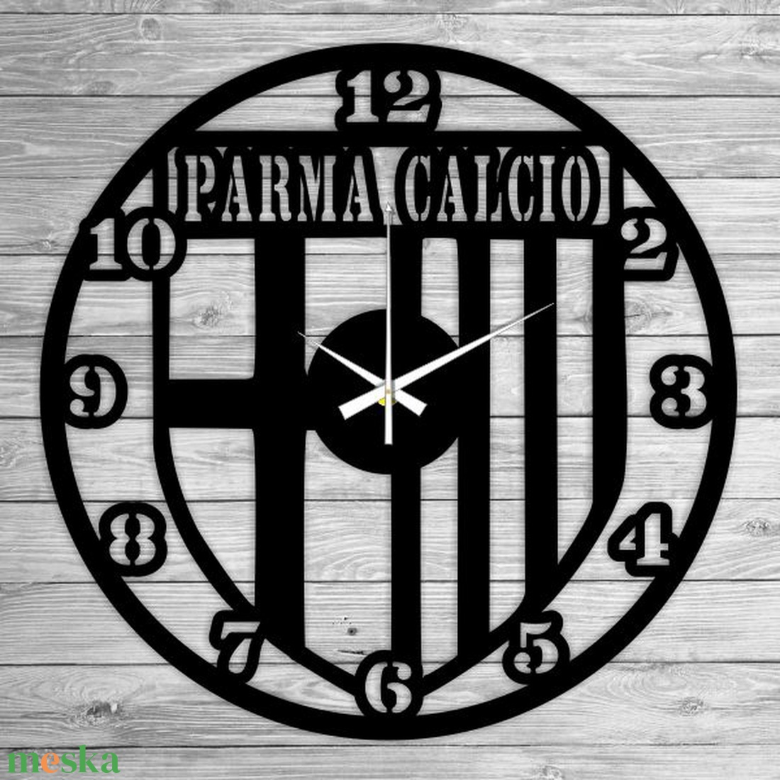 PARMA CALCIO bakelit falióra - otthon & lakás - dekoráció - fali és függő dekoráció - falióra & óra - Meska.hu