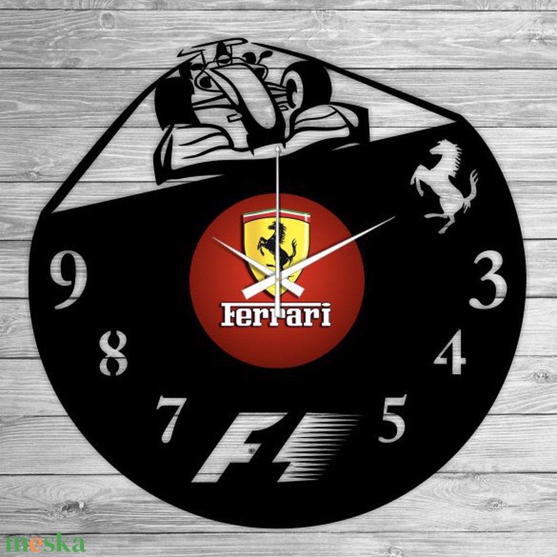 FORMA 1 - Ferrari óra - otthon & életmód - dekoráció - fali és függő dekoráció - falióra & óra - Meska.hu FORMA 1 - Ferrari óra - otthon & életmód - dekoráció - fali és függő dekoráció - falióra & óra - Meska.hu