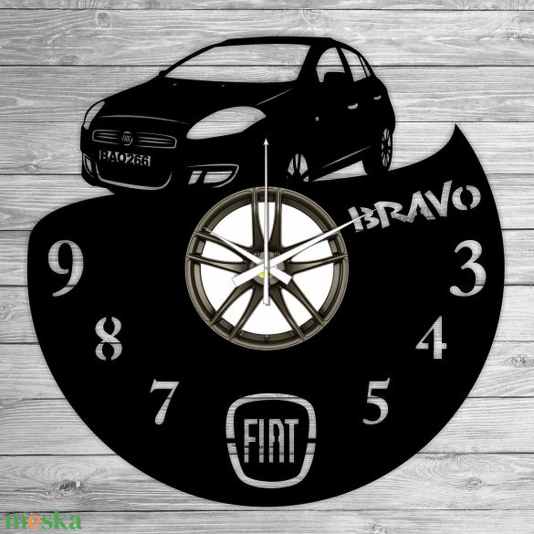 FIAT-os bakelit falióra, saját rendszámmal - otthon & életmód - dekoráció - fali és függő dekoráció - falióra & óra - Meska.hu FIAT-os bakelit falióra, saját rendszámmal - otthon & életmód - dekoráció - fali és függő dekoráció - falióra & óra - Meska.hu