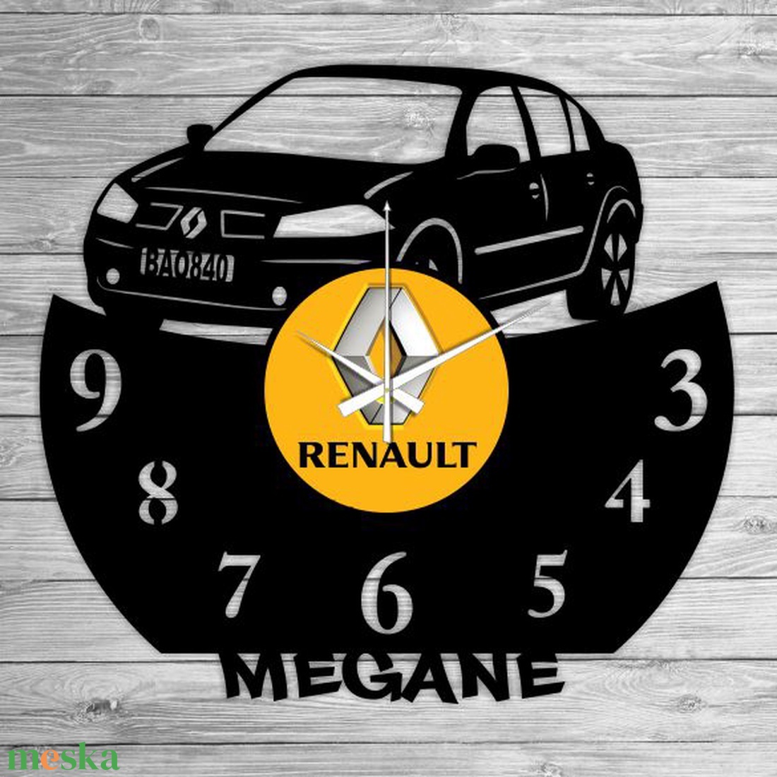 RENAULT MEGANE bakelit falióra - otthon & életmód - dekoráció - fali és függő dekoráció - falióra & óra - Meska.hu RENAULT MEGANE bakelit falióra - otthon & életmód - dekoráció - fali és függő dekoráció - falióra & óra - Meska.hu