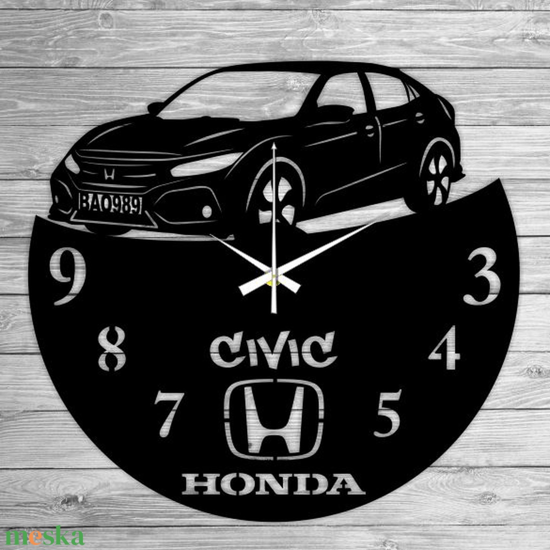 HONDA CIVIC bakelit falióra - otthon & életmód - dekoráció - fali és függő dekoráció - falióra & óra - Meska.hu HONDA CIVIC bakelit falióra - otthon & életmód - dekoráció - fali és függő dekoráció - falióra & óra - Meska.hu