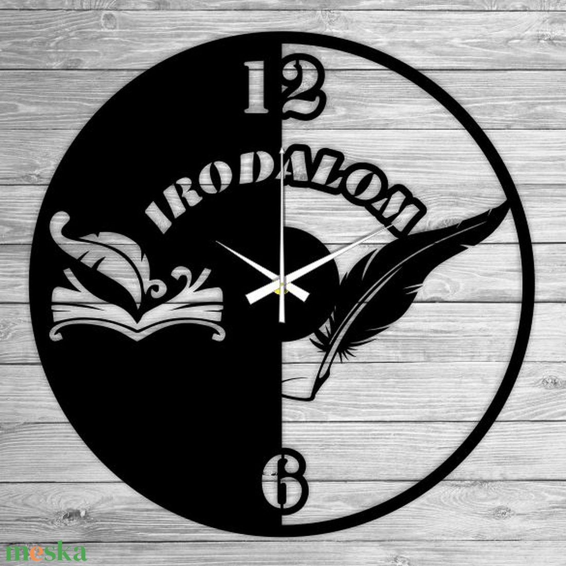 IRODALOM bakelit falióra - otthon & életmód - dekoráció - fali és függő dekoráció - falióra & óra - Meska.hu IRODALOM bakelit falióra - otthon & életmód - dekoráció - fali és függő dekoráció - falióra & óra - Meska.hu