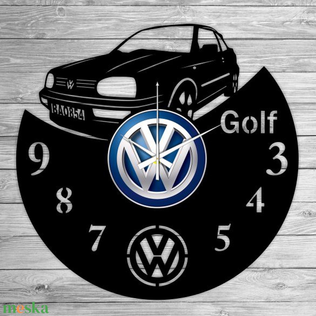 GOLF 3 CABRIO bakelit falióra - otthon & lakás - dekoráció - fali és függő dekoráció - falióra & óra - Meska.hu