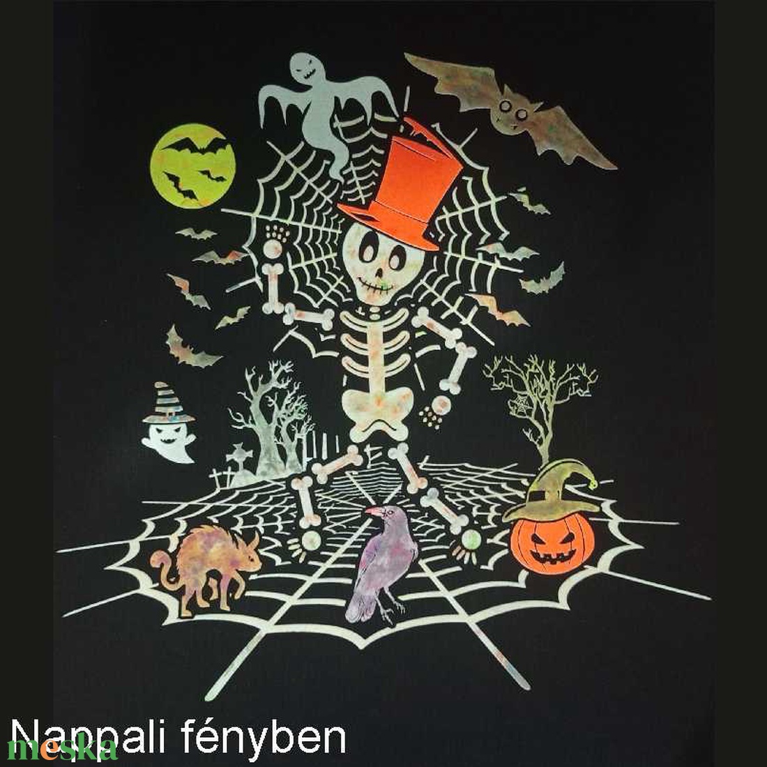 Halloween Dance sötétben és UV fényben világító női póló - otthon & életmód - dekoráció - halloween - halloweeni jelmez és kiegészítők - Meska.hu Halloween Dance sötétben és UV fényben világító női póló - otthon & életmód - dekoráció - halloween - halloweeni jelmez és kiegészítők - Meska.hu