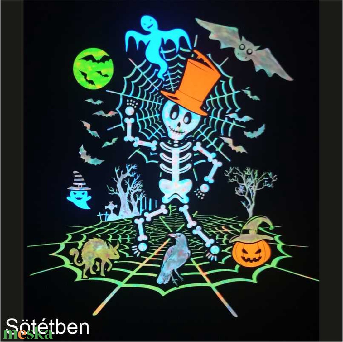 Halloween Dance sötétben és UV fényben világító női póló - otthon & életmód - dekoráció - halloween - halloweeni jelmez és kiegészítők - Meska.hu Halloween Dance sötétben és UV fényben világító női póló - otthon & életmód - dekoráció - halloween - halloweeni jelmez és kiegészítők - Meska.hu