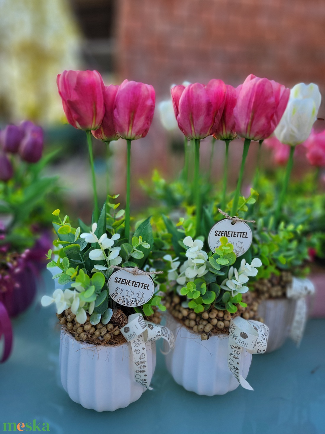 Tulipános kaspó Szeretettel - otthon & életmód - dekoráció - asztal és polc dekoráció - asztaldísz - Meska.hu Tulipános kaspó Szeretettel - otthon & életmód - dekoráció - asztal és polc dekoráció - asztaldísz - Meska.hu