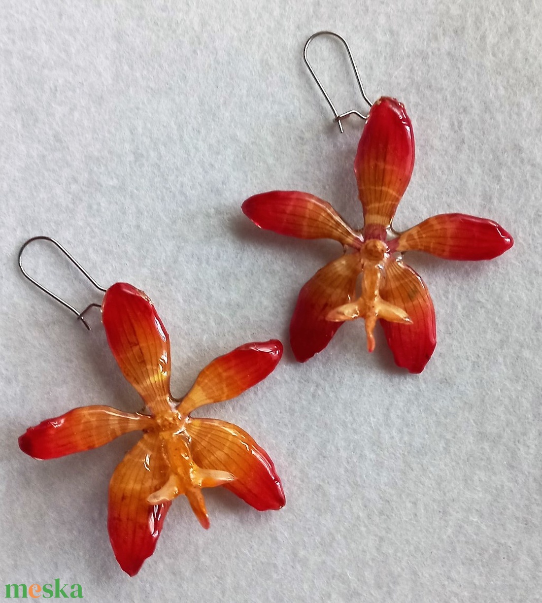 Tigris Orchidea fülbevaló - ékszer - fülbevaló - lógó fülbevaló - Meska.hu Tigris Orchidea fülbevaló - ékszer - fülbevaló - lógó fülbevaló - Meska.hu