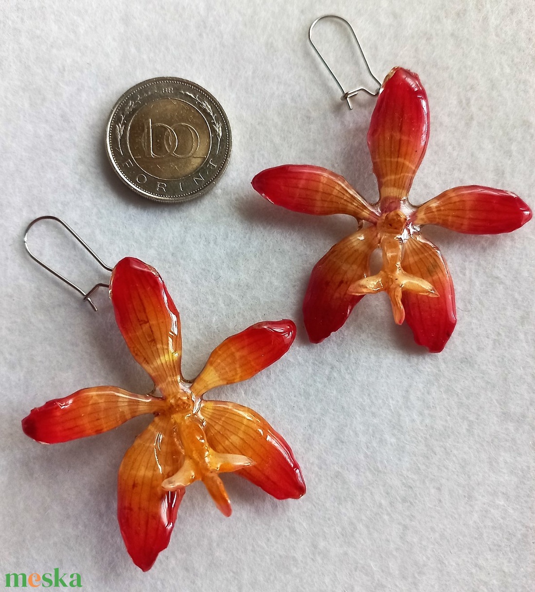 Tigris Orchidea fülbevaló - ékszer - fülbevaló - lógó fülbevaló - Meska.hu Tigris Orchidea fülbevaló - ékszer - fülbevaló - lógó fülbevaló - Meska.hu