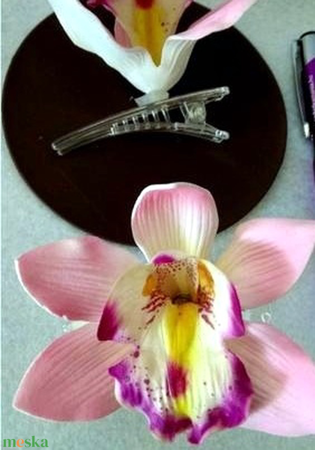 Orchidea virág hajdísz - ruha & divat - hajdísz & hajcsat - hajdísz - Meska.hu Orchidea virág hajdísz - ruha & divat - hajdísz & hajcsat - hajdísz - Meska.hu