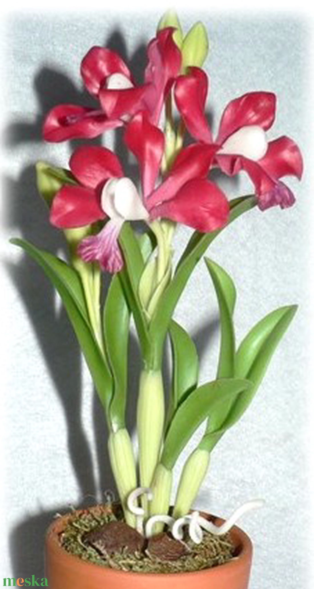 Agyag orchidea - kellékek & szerszámok - dekorációs kellékek - egyéb kellékek - Meska.hu Agyag orchidea - kellékek & szerszámok - dekorációs kellékek - egyéb kellékek - Meska.hu