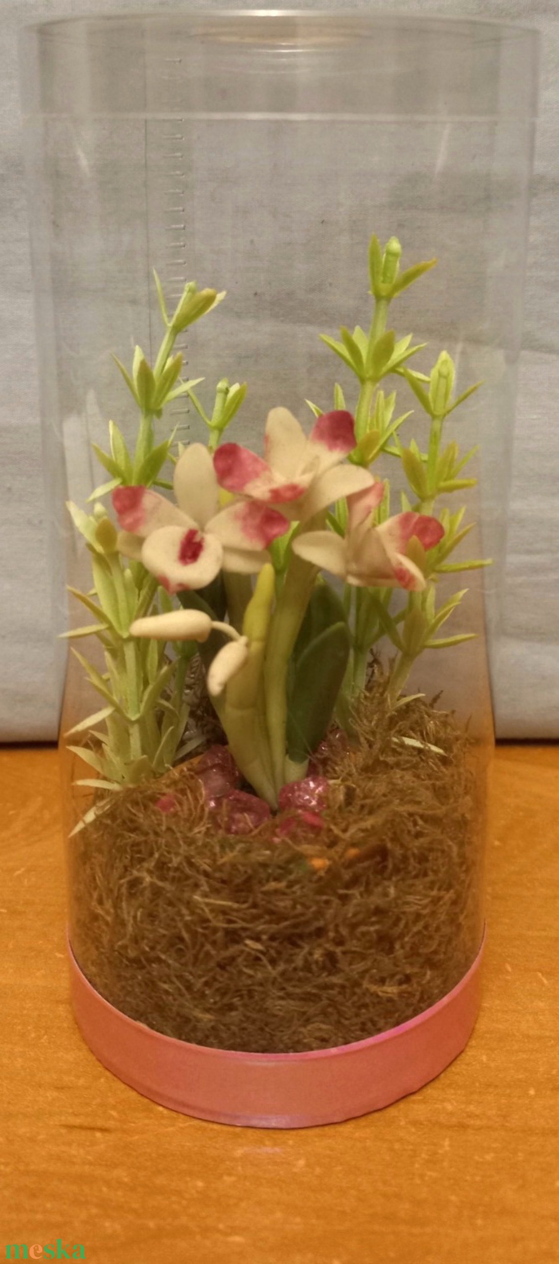 Orchidea dobozban - otthon & életmód - dekoráció - dísztárgy - Meska.hu