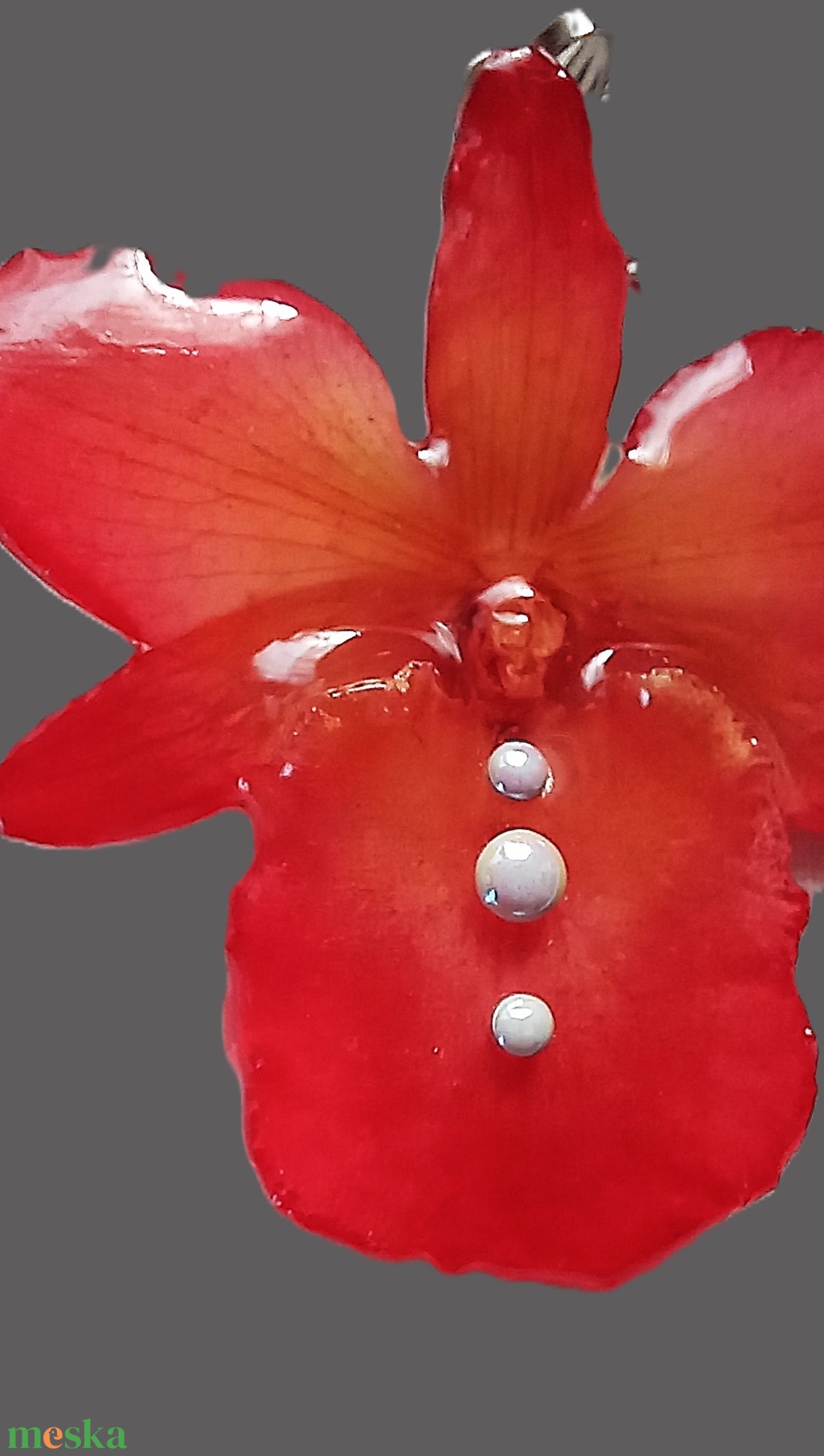 Orchidea virág nyaklánc - ékszer - nyaklánc - medálos nyaklánc - Meska.hu Orchidea virág nyaklánc - ékszer - nyaklánc - medálos nyaklánc - Meska.hu