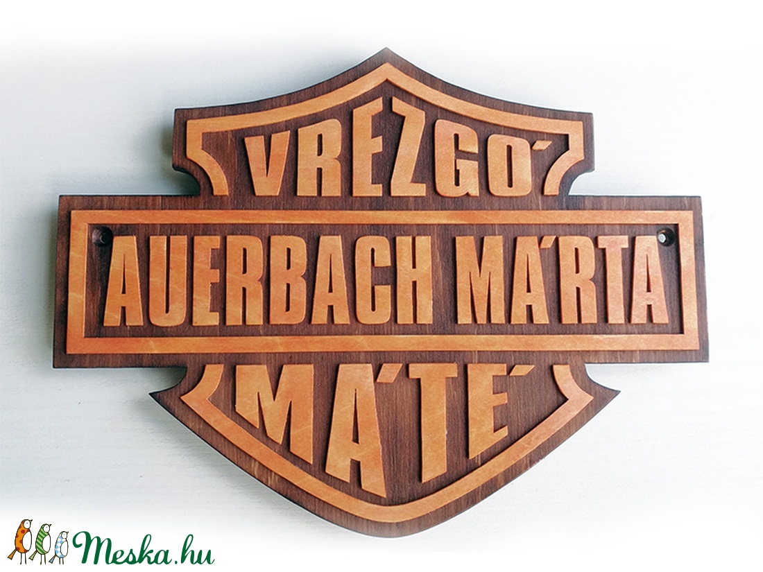Fa névtábla -  - Meska.hu