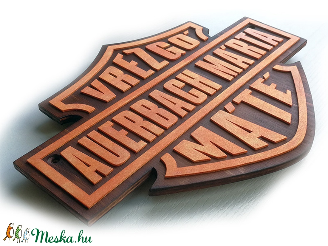 Fa névtábla -  - Meska.hu