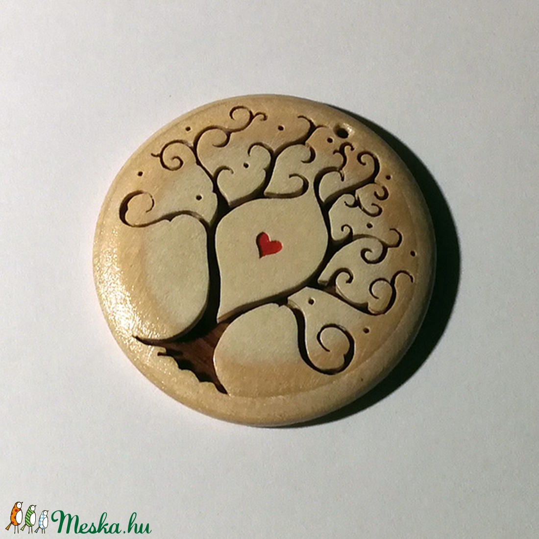 Életfa medál fából -  - Meska.hu