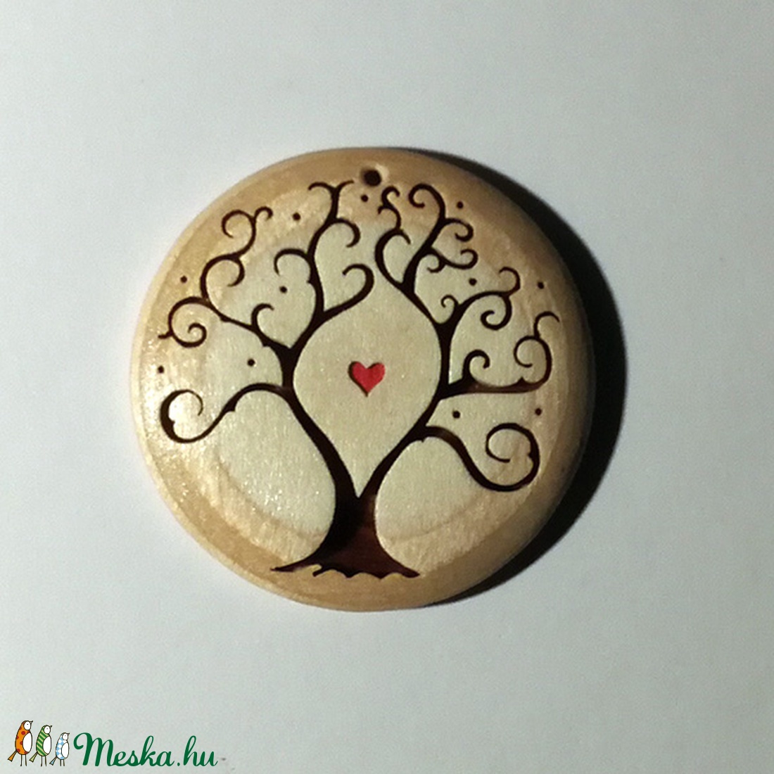 Életfa medál fából -  - Meska.hu