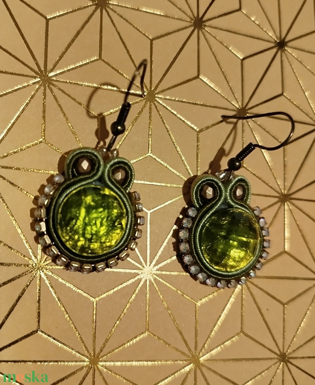 Karácsonyi fülbevaló  - ékszer - fülbevaló - lógó fülbevaló - Meska.hu