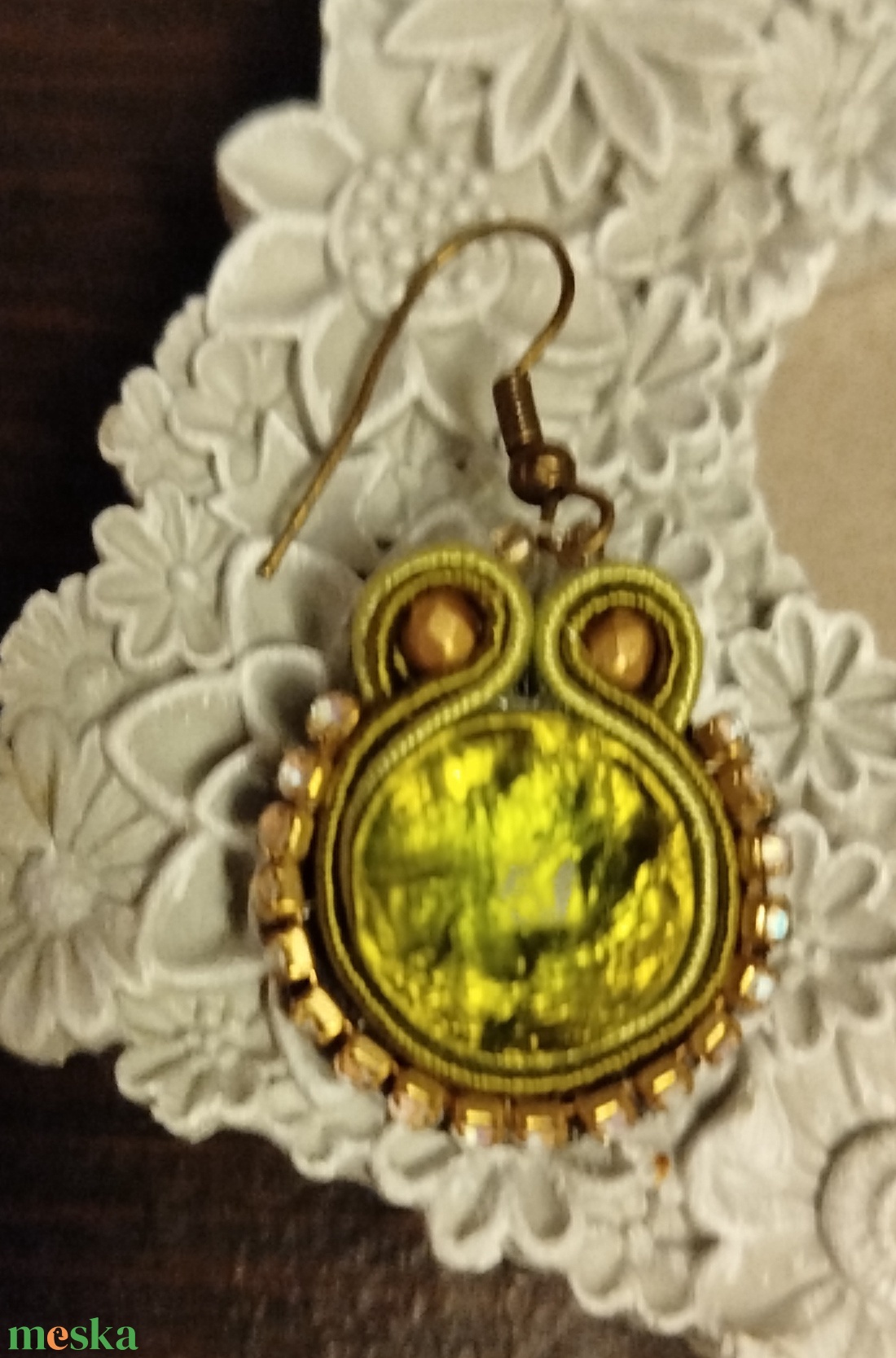 Karácsonyi fülbevaló  - ékszer - fülbevaló - lógó fülbevaló - Meska.hu