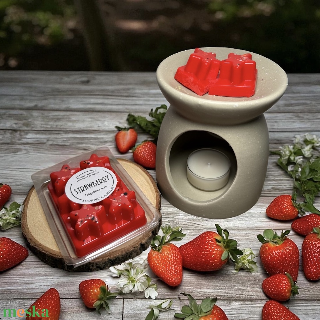 Epres csillag illatviasz - otthon & életmód - gyertya, illat, aroma - illatviasz - Meska.hu