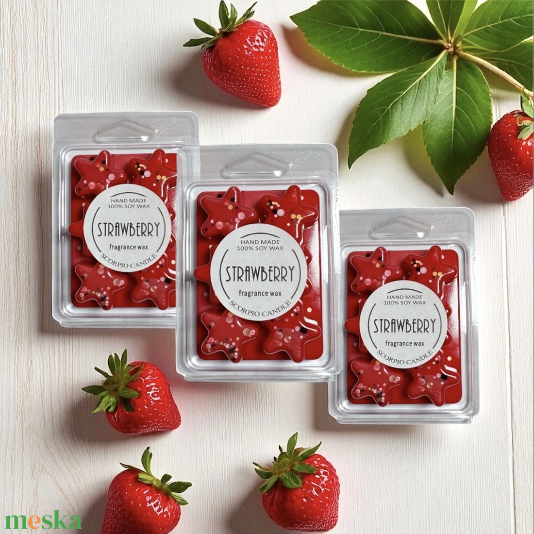 Epres csillag illatviasz - otthon & életmód - gyertya, illat, aroma - illatviasz - Meska.hu