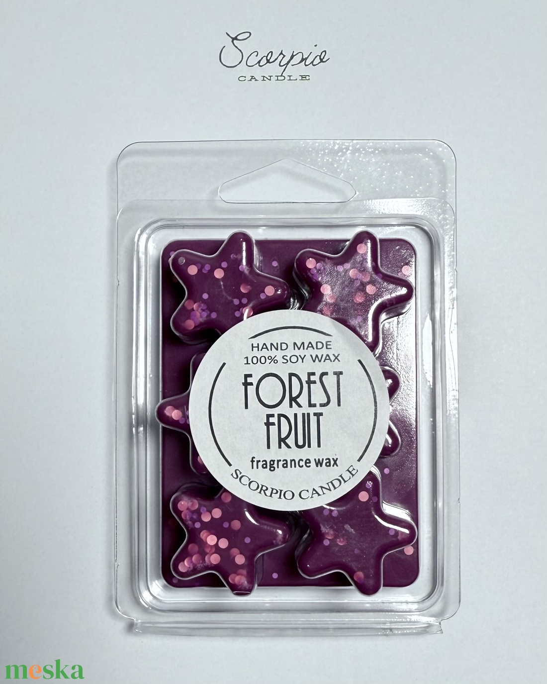 Erdei gyümölcsös csillag illatviasz - otthon & életmód - gyertya, illat, aroma - illatviasz - Meska.hu